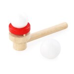 Balle flottante en bois pour enfants, jeu de soufflage amusant, sport de plein air, entranement cratif, ...