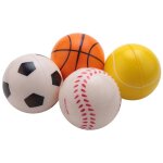 Balle molle et elastique pour enfant, balle anti - stress, petit jouet, basket - ball, football, tennis ...