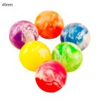 Balle de saut en caoutchouc elastique, jouet de perles parent - enfant color�, balle rebondissante, balle ...