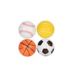 Balles de sport de 5. 5 pouces, lot de 4 pices, jouet a dcompression compressible pour simulation de ...