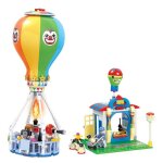 Ballons a air chaud clown pour enfants, 275 pi�ces, bricolage, ville, paradis moderne, blocs de construction, ...