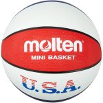 Ballon de basket d'entra�nement aux couleurs des usa, taille 5 multicolore