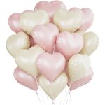 Ballon coeur 30, baudruche en forme de coeur - 3