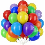 Ballons colors, 60 pices ballon en latex colors, 12 pouces multicolores ballons baudruche, guirlande ...