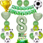 Ballon de foot 8 an anniversaire vert ballon hélium 8an anniversaire jeune cake topper football décoration ... Ballon de foot 8 an anniversaire vert ballon hélium 8an anniversaire jeune cake topper football décoration ...