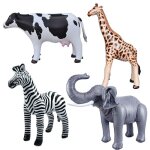 Ballon gant gonflable en pvc, girafe, lapin, animaux, elphant, cadeau pour enfants