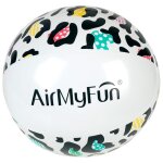 Ballon gonflable ?28 cm pour piscine & plage, accessoire d'eau - design l?opard