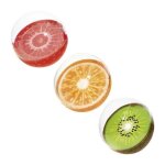 Ballon gonflable - beach fashion ball fruits - bestway - diamtre 46 cm