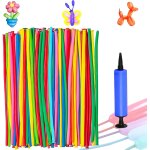 Ballons magiques, 100 pièces ballons de modélisation pour animaux avec pompe, multicolores long ballons ... Ballons magiques, 100 pièces ballons de modélisation pour animaux avec pompe, multicolores long ballons ...