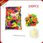 Ballons multicolores en latex pour enfants, 111 pi�ces, jouet de plage en plein air, kit facile, jeux ...