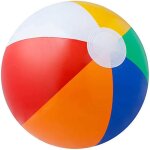 Ballon de plage gonflable arc - en - ciel de 35 cm pour vacances, piscine, f�te, jeux de plein air, 1 ...