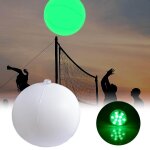 Ballon de plage lumineux a led avec tlcommande, jouet lumineux pour piscine, 16 couleurs, accessoires ...