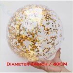 Ballon de plage en plumes transparentes gonflables, piscine extrieure, jeu d'eau, jouet de fte pour ...