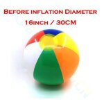 Ballon de plage en plumes transparentes gonflables, piscine extrieure, jeu d'eau, jouet de fte pour ...