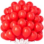 Ballons rouges, 100 pièces 12 pouces ballons rouges mats, ballons fête rouges en latex pour femmes filles ... Ballons rouges, 100 pièces 12 pouces ballons rouges mats, ballons fête rouges en latex pour femmes filles ...
