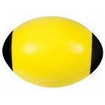 Ballon de rugby en mousse jaune 24 cm sport fun - eponge douce, souple - jeu interieur / exterieur - ... Ballon de rugby en mousse jaune 24 cm sport fun - eponge douce, souple - jeu interieur / exterieur - ...