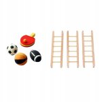 Ballon de sport 1:12 table de ping - pong miniature pour maison de poupe