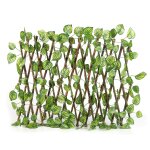 Balustrade de cour réaliste 40cm, décoration de jardin, clôture naturelle extensible, plante, imperméable, ... Balustrade de cour réaliste 40cm, décoration de jardin, clôture naturelle extensible, plante, imperméable, ...