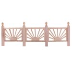 Balustrade de garde - corps en bois mini clture de balcon 1:12 maison de poupe miniature