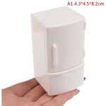 Banc de cuisine miniature pour maison de poupe, 1 pice, rfrigrateur, jouets, accessoires de cuisine, ...