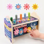 Banc de frappe interactif, jouet a marteau labyrinthe pour bébé et enfant en bas age, développement précoce ... Banc de frappe interactif, jouet a marteau labyrinthe pour bébé et enfant en bas age, développement précoce ...