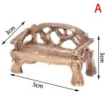 Banc de siège de parc miniature, mini ornement de jardin, décoration artisanale féerique de maison de ... Banc de siège de parc miniature, mini ornement de jardin, décoration artisanale féerique de maison de ...