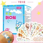 Bandages adhsifs impermables a motifs de dessin anim, 100 pices / lot, bande de pltre incurve, ...