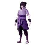 Bandai anime heroes - naruto shippuden - figurine anime heroes 17 cm - sasuke uchiwa rinnegan / mangekyo ...