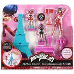 Bandai miraculous - tour eiffel et figurine 15 cm
