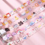 Bande adhsive washi, 100 pices, dessin anim kawaii, fleurs, fruits, animaux, stickers pour scrapbook, ...