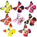 Bande de caoutchouc volante dans le livre, 10 pi�ces, jouet magique, carte de mariage, cadeau d'anniversaire, ...