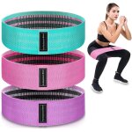 Bandes elastiques de fitness antidérapantes en tissu, 3 pièces bande elastique fitness, elastique musculation ... Bandes elastiques de fitness antidérapantes en tissu, 3 pièces bande elastique fitness, elastique musculation ...