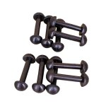 Bande de jambe en caoutchouc noir pour figurines vintage, connecteurs de remplacement, motu, 10 pices ...