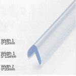 Bande de protection d'angle en silicone pour enfants, 2m, bords de table, meubles, couverture murale, ...