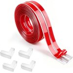Bande de protection d'angle en silicone transparent pour b�b�, 10mm x 2m protection des bords de meubles ...