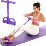 Bande de résistance a pédale a 6 tubes, corde elastique de tension de qualité supérieure pour entraînement ... Bande de résistance a pédale a 6 tubes, corde elastique de tension de qualité supérieure pour entraînement ...