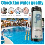Bandes de test d'eau de piscine 14 en 1 bandes de test de chimie de la qualit de l'eau 50pcs / bouteille ...