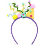 Bandeau d'anniversaire amusant et coloré avec bâton torsadé pour femme, pour halloween, noël, festival, ... Bandeau d'anniversaire amusant et coloré avec bâton torsadé pour femme, pour halloween, noël, festival, ...