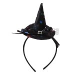 Bandeau a cheveux style chapeau pointu de sorcire pour enfants, dcoration de chapeau, epingle a cheveux, ...