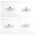Bandeaux couronne en strass pour enfants, 8 pices / lot, diadme de princesse, accessoires de coiffure ...