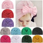 Bandeau doux et chaud pour bb, 1 pice, nud mignon, bandana nou, chapeau pour bb, chapeaux indiens, ...