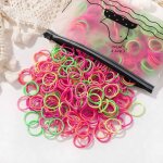 Bandeaux elastiques pour cheveux pour filles, accessoires pour cheveux durables pour bb, anneau de ...