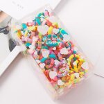 Bandeau elastique en nylon pour filles, couleur bonbon, 100 pi�ces, attaches de cheveux, couvre - chef ...