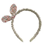 Bandeau mignon en tissu imprim� de fleurs pour enfants, petit style frais, mode b�b� filles oreilles ...