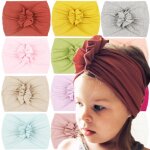 Bandeau en mousseline de coton pour enfants et femmes, sans couture, super doux, mignon, accessoires ... Bandeau en mousseline de coton pour enfants et femmes, sans couture, super doux, mignon, accessoires ...
