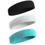 Bandeaux de sport en tissu eponge de haute qualit� pour hommes et femmes - absorbant la transpiration, ...