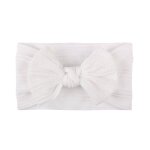 Bandeaux tresss en nylon pour bbs filles, 1 pice, serre - tte en tricot, couleur unie, large, accessoires ...