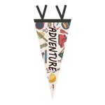 Bannière de camping en tissu 10 types, drapeau d'atmosphère, tente triangulaire, légère et portable, ... Bannière de camping en tissu 10 types, drapeau d'atmosphère, tente triangulaire, légère et portable, ...