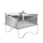 Barbecue a charbon de bois portable et l�ger, pour grillades en plein air, camping, randonn�e, pique ...