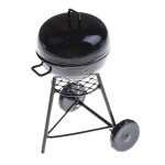 Barbecue miniature a ornements pour maison de poup�e, gadget de cuisine, meubles pour maison de poup�e, ...